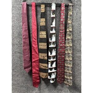 Lot Of 6 Mens Silk Neckties‎ Multicolor Holiday Nautica RBM UNICEF 48”-60 X 3”-4